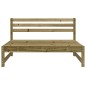 vidaXL Sofás centrales de jardín 2 uds madera impregnada pino 120x80cm vidaXL Sofás centrales de jardín 2 uds madera impregnada pino 120x80cm