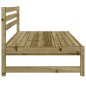 vidaXL Sofás centrales de jardín 2 uds madera impregnada pino 120x80cm vidaXL Sofás centrales de jardín 2 uds madera impregnada pino 120x80cm