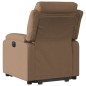 vidaXL Sillón reclinable elevable de tela marrón vidaXL Sillón reclinable elevable de tela marrón