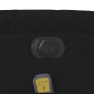 vidaXL Sillón de masaje eléctrico reclinable elevable tela negro vidaXL Sillón de masaje eléctrico reclinable elevable tela negro