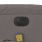 vidaXL Sillón de masaje eléctrico reclinable elevable tela taupé vidaXL Sillón de masaje eléctrico reclinable elevable tela taupé