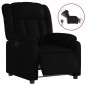 vidaXL Sillón reclinable eléctrico de cuero sintético negro vidaXL Sillón reclinable eléctrico de cuero sintético negro