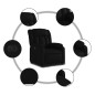 vidaXL Sillón reclinable eléctrico de cuero sintético negro vidaXL Sillón reclinable eléctrico de cuero sintético negro