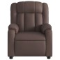 vidaXL Sillón de masaje reclinable eléctrico cuero sintético marrón vidaXL Sillón de masaje reclinable eléctrico cuero sintético marrón