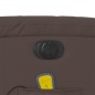 vidaXL Sillón de masaje reclinable eléctrico cuero sintético marrón vidaXL Sillón de masaje reclinable eléctrico cuero sintético marrón