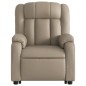 vidaXL Sillón elevable eléctrico cuero artificial capuchino vidaXL Sillón elevable eléctrico cuero artificial capuchino