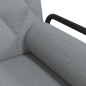 vidaXL Sofá cama con reposabrazos tela gris claro vidaXL Sofá cama con reposabrazos tela gris claro