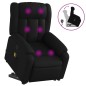 vidaXL Sillón reclinable de masaje de pie cuero artificial negro vidaXL Sillón reclinable de masaje de pie cuero artificial negro