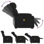 vidaXL Sillón reclinable de masaje de pie cuero artificial negro vidaXL Sillón reclinable de masaje de pie cuero artificial negro