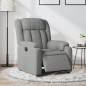 vidaXL Sillón reclinable eléctrico tela gris claro vidaXL Sillón reclinable eléctrico tela gris claro
