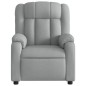 vidaXL Sillón reclinable eléctrico tela gris claro vidaXL Sillón reclinable eléctrico tela gris claro