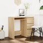 vidaXL Escritorio madera contrachapada color roble Sonoma 90x45x76 cm vidaXL Escritorio madera contrachapada color roble Sonoma 90x45x76 cm