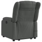 vidaXL Silla de masaje reclinable de pie de tela gris oscuro vidaXL Silla de masaje reclinable de pie de tela gris oscuro