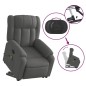 vidaXL Silla de masaje reclinable de pie de tela gris oscuro vidaXL Silla de masaje reclinable de pie de tela gris oscuro