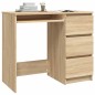 vidaXL Escritorio madera contrachapada color roble Sonoma 90x45x76 cm vidaXL Escritorio madera contrachapada color roble Sonoma 90x45x76 cm