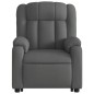 vidaXL Silla de masaje reclinable de pie de tela gris oscuro vidaXL Silla de masaje reclinable de pie de tela gris oscuro