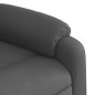 vidaXL Silla de masaje reclinable de pie de tela gris oscuro vidaXL Silla de masaje reclinable de pie de tela gris oscuro