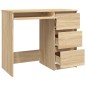 vidaXL Escritorio madera contrachapada color roble Sonoma 90x45x76 cm vidaXL Escritorio madera contrachapada color roble Sonoma 90x45x76 cm