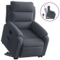 vidaXL Sillón reclinable elevable terciopelo gris oscuro vidaXL Sillón reclinable elevable terciopelo gris oscuro