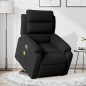 vidaXL Sillón reclinable de masaje elevable terciopelo negro vidaXL Sillón reclinable de masaje elevable terciopelo negro