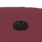 vidaXL Sillón reclinable eléctrico tela rojo tinto vidaXL Sillón reclinable eléctrico tela rojo tinto