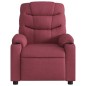 vidaXL Sillón de masaje reclinable eléctrico tela rojo tinto vidaXL Sillón de masaje reclinable eléctrico tela rojo tinto
