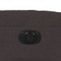 vidaXL Sillón reclinable eléctrico tela marrón oscuro vidaXL Sillón reclinable eléctrico tela marrón oscuro