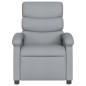vidaXL Sillón reclinable eléctrico tela gris claro vidaXL Sillón reclinable eléctrico tela gris claro