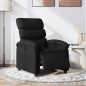 vidaXL Sillón reclinable eléctrico de tela negro vidaXL Sillón reclinable eléctrico de tela negro