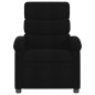 vidaXL Sillón reclinable eléctrico de tela negro vidaXL Sillón reclinable eléctrico de tela negro