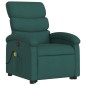 vidaXL Silla de masaje reclinable de pie de tela verde oscura vidaXL Silla de masaje reclinable de pie de tela verde oscura