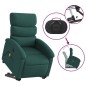 vidaXL Silla de masaje reclinable de pie de tela verde oscura vidaXL Silla de masaje reclinable de pie de tela verde oscura