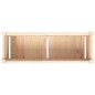 vidaXL Jardinera de madera maciza de pino 90x31x31 cm vidaXL Jardinera de madera maciza de pino 90x31x31 cm
