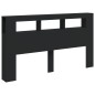 vidaXL Cabecero con LED madera de ingeniería negro 180x18,5x103,5 cm vidaXL Cabecero con LED madera de ingeniería negro 180x18,5x103,5 cm