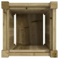 vidaXL Jardinera madera maciza de pino impregnada 31x31x31 cm vidaXL Jardinera madera maciza de pino impregnada 31x31x31 cm