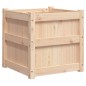 vidaXL Jardinera madera maciza de pino 50x50x50 cm vidaXL Jardinera madera maciza de pino 50x50x50 cm