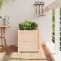 vidaXL Jardinera madera maciza de pino 50x50x50 cm vidaXL Jardinera madera maciza de pino 50x50x50 cm