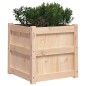 vidaXL Jardinera madera maciza de pino 50x50x50 cm vidaXL Jardinera madera maciza de pino 50x50x50 cm