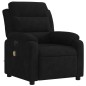 vidaXL Sillón reclinable de masaje eléctrico terciopelo negro vidaXL Sillón reclinable de masaje eléctrico terciopelo negro