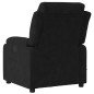 vidaXL Sillón reclinable de masaje eléctrico terciopelo negro vidaXL Sillón reclinable de masaje eléctrico terciopelo negro