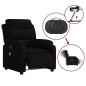 vidaXL Sillón reclinable de masaje eléctrico terciopelo negro vidaXL Sillón reclinable de masaje eléctrico terciopelo negro
