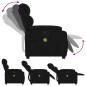 vidaXL Sillón reclinable de masaje eléctrico terciopelo negro vidaXL Sillón reclinable de masaje eléctrico terciopelo negro