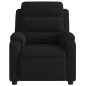 vidaXL Sillón reclinable de masaje eléctrico terciopelo negro vidaXL Sillón reclinable de masaje eléctrico terciopelo negro
