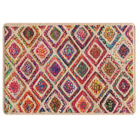 vidaXL Alfombra lavable antideslizante multicolor 160x230 cm