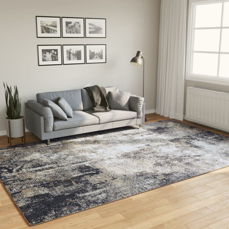 vidaXL Alfombra lavable antideslizante multicolor 190x300 cm vidaXL Alfombra lavable antideslizante multicolor 190x300 cm