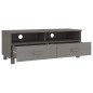 vidaXL Mueble de TV HAMAR madera maciza pino gris claro 106x40x40 cm