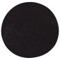 vidaXL Alfombra lavable antideslizante gris antracita Ø 200 cm