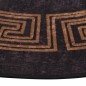 vidaXL Alfombra lavable antideslizante negro y dorado Ø 200 cm vidaXL Alfombra lavable antideslizante negro y dorado Ø 200 cm