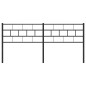 vidaXL Cabecero de metal negro 180 cm vidaXL Cabecero de metal negro 180 cm