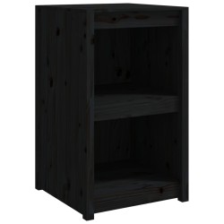 vidaXL Mueble de cocina exterior madera maciza pino negro 55x55x92 cm